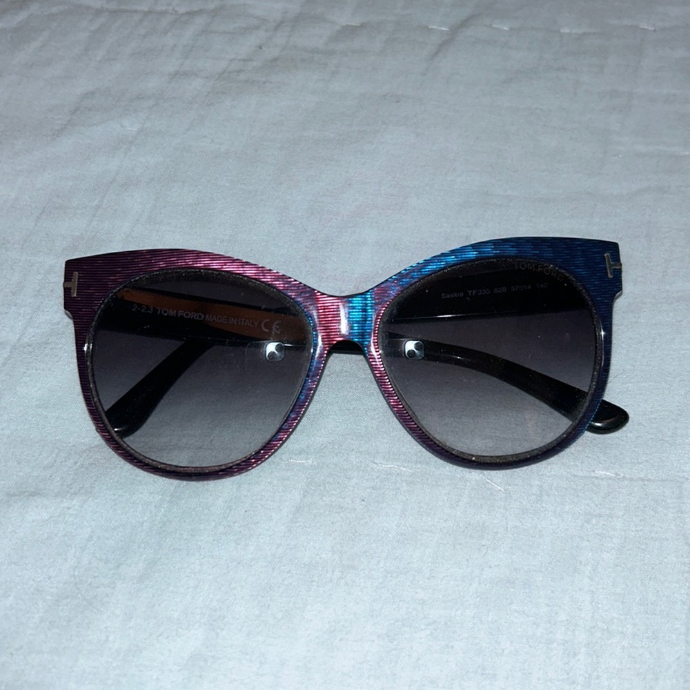 Tom Ford Saskia violet gradient sunglasses